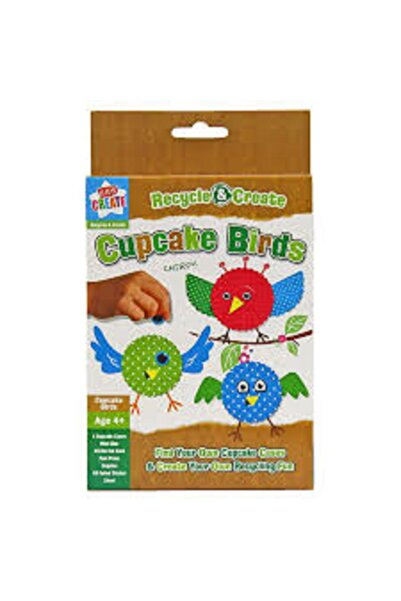 Kids Create Recycle Cupcake Fairies/Birds-2 Desg