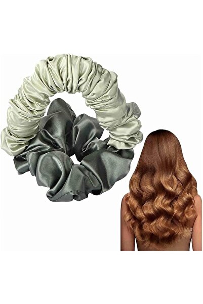 GENERAL Satin Heatless Hair Curler, Silk Curling Headband with Scrunchie, No-...