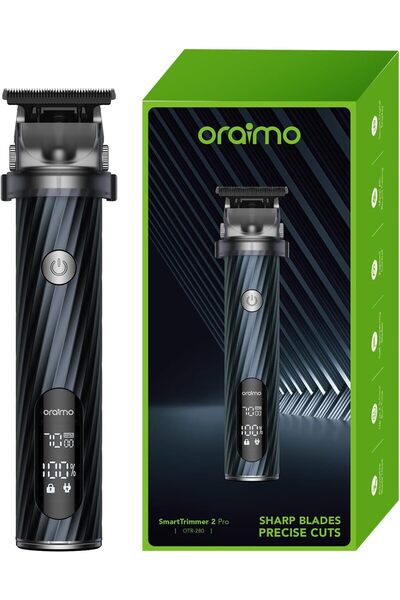 oraimo 7000RPM Powerful Hair Trimmer for Men with Self-Sharpening Adjustable ...