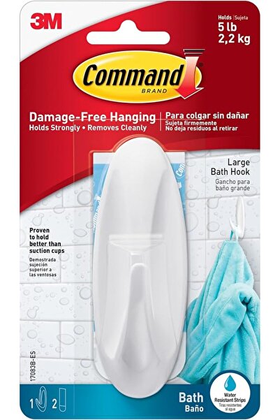 commandos savunma sanayi Command Bath Designer Large Hook | Holds 2.2 kg each...