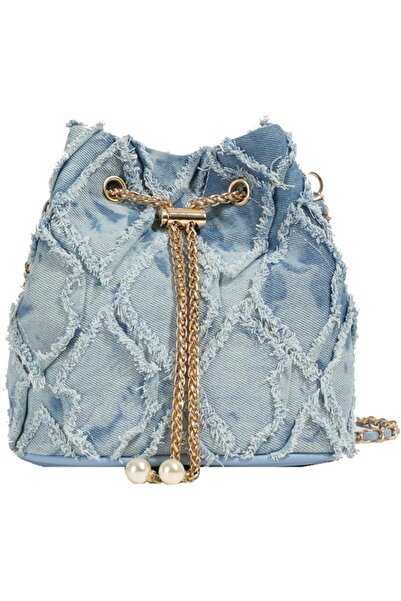 NALACAL Denim Bucket Bag for Women Girls, Tassel Hobo Shoulder Bag Tote With ...