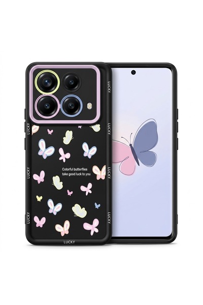 Nezih Case İnfinix Note 40 ile Uyumlu Kamera Korumalı Sevimli Desenli Silikon...