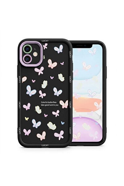 Nezih Case İphone 11 ile Uyumlu Kamera Korumalı Sevimli Desenli Silikon Kılıf