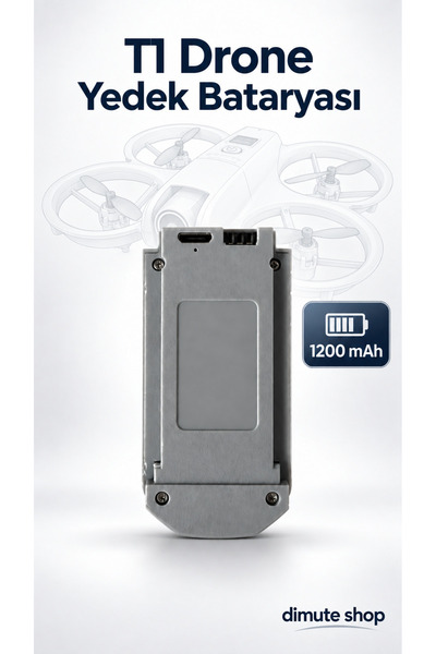 Dimute Shop T1 Drone Yedek Bataryası - 1200 mAh Batarya