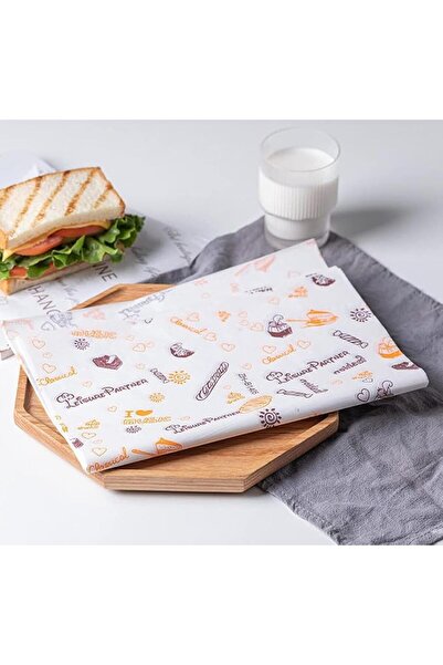 KASTWAVE Wax Food Packaging Paper - Grease-Proof Wrappers for Bread, Sandwich...