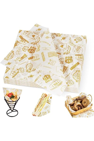 Generic 100pcs Greaseproof Paper Sheets, Baking Blotting Paper, Oil-Proof Wra...