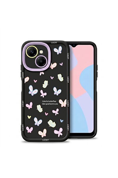 Nezih Case Tecno Spark 40C ile Uyumlu Kamera Korumalı Sevimli Desenli Silikon...