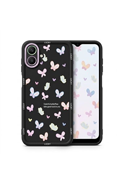 Nezih Case Samsung Galaxy A06 ile Uyumlu Kamera Korumalı Sevimli Desenli Sili...