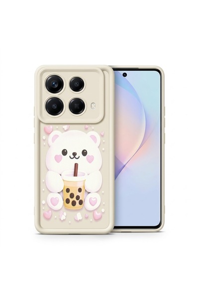 Nezih Case İnfinix Note 40 Pro ile Uyumlu Kamera Korumalı Sevimli Desenli Sil...