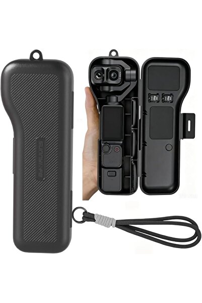 TERRIFI حافظة لجهاز DJI Osmo Pocket 4P مع غطاء حماية قابل للطي، ومساحة تخزين ...