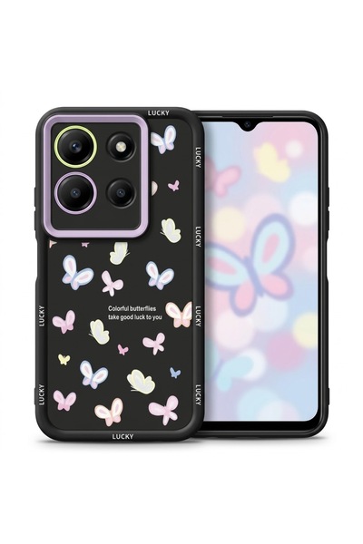 Nezih Case İnfinix Hot 30İ ile Uyumlu Kamera Korumalı Sevimli Desenli Silikon...