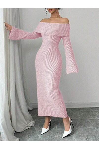 Sheya Rochie maxi, roz - S