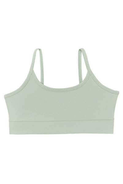 Albero Natur Girl's Organic Cotton Bustier - Gots Certified