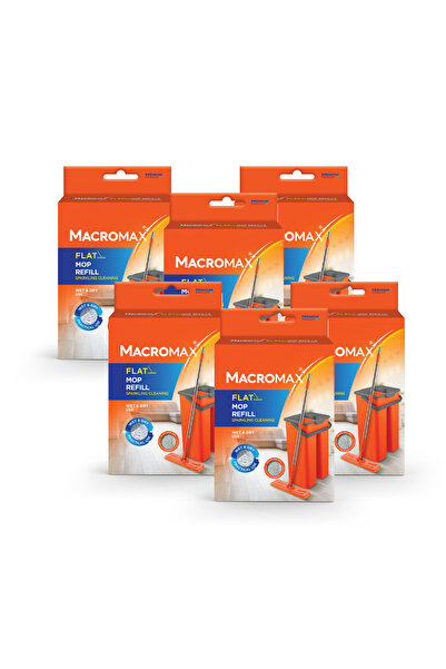 MACROMAX 6x Rezerve pentru mop plat, 1 bucată.