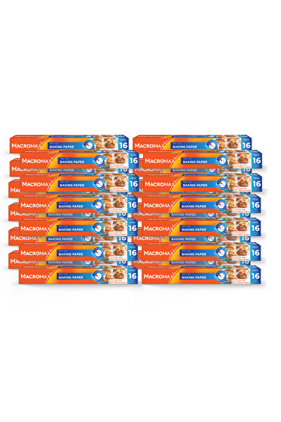 MACROMAX 24x hârtie de copt pre-tăiată - 16 bucăți