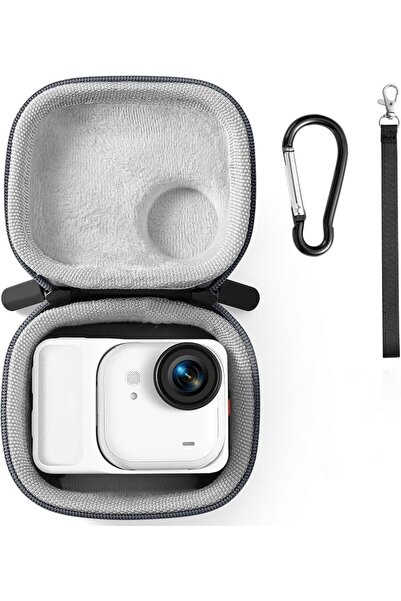 SYOSI حقيبة حمل صغيرة لكاميرا Insta360 GO Ultra، غطاء عدسة من البولي يوريثان ...