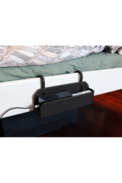 Yatak Kenarı Telefon ve Eşya Düzenleyici Askılı Organizer (6x29x10 cm)