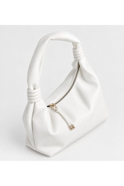 Noave Collection Knot Detailed Hand and Shoulder Bag