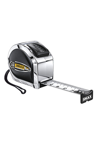 DMAX DMX4815 Krom Stoplu Şerit Metre 5 X 25 MM