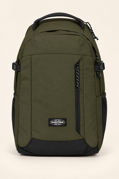 Eastpak Khaki Laptop Compartment Backpack, Multi-Compartment, Large Volume, U...