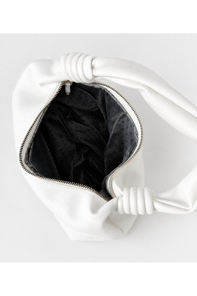Noave Collection Knot Detailed Hand and Shoulder Bag