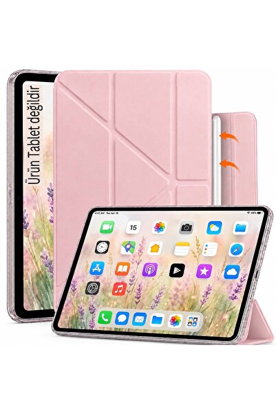 m.tk moveteck iPad 11 A16 2025 /10. Nesil 10.9 inç Kılıf Kalem Tutuculu Manye...
