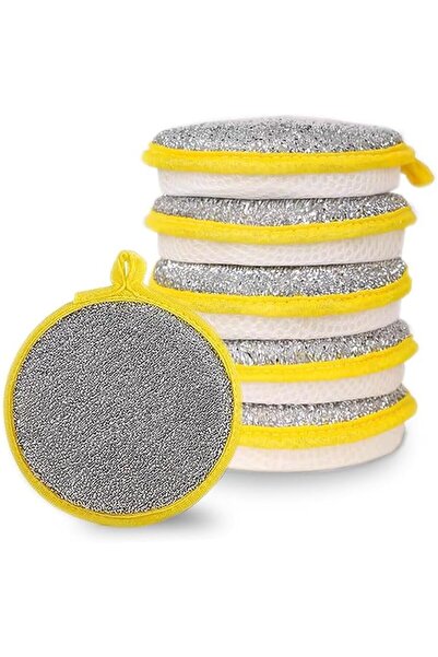 KASTWAVE Double-Sided Scrub Sponge, Non-Scratch Scouring Pads, Reusable Dish ...