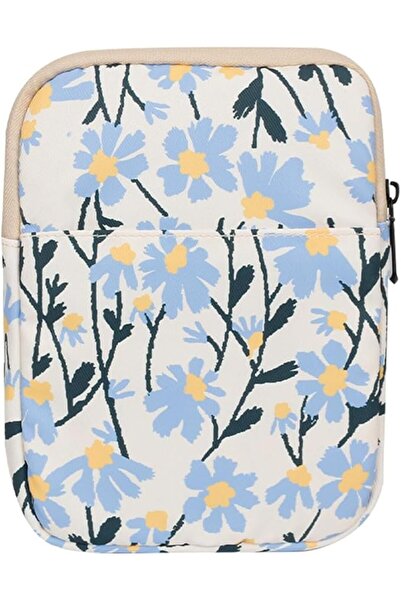 Yelajoy Daisy Print Storage Pouch 7 Inch Cosmetic Bag for Travel Organizer