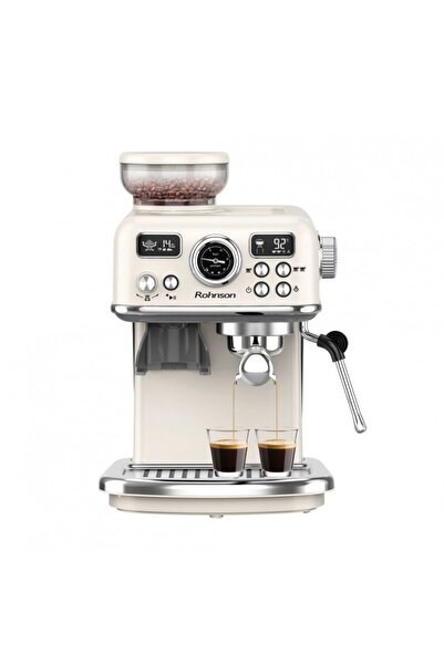 ROHNSON Espressor cu râșniță 2 în 1 R98250C ,1350W, cafea boabe 120g, putere ...