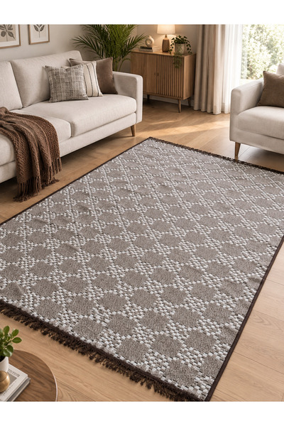 Öztürk Halı Kilim Kolay Yıkanabilir Çok Kullanışlı Püsküllü