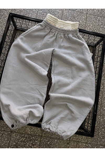 1blood Basic Baggy Sweatpants with Belt Detail