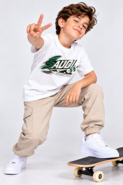 Rabona Fashion Saudi Desert Run Kids T-Shirt