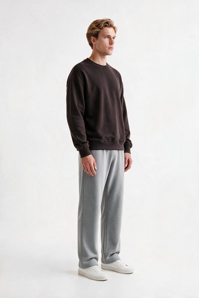 VESTRO Selanik Fabric Crew Neck Sweatshirt Comfortable Fit