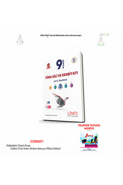 Limit Yayınları 2026-2027 9. Sınıf Türk Dili ve Edebiyatı Etkinlikli Soru Ban...