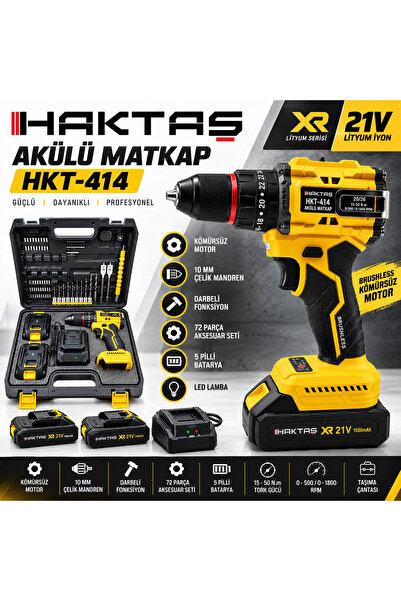 haktaş Şarjlı matkap