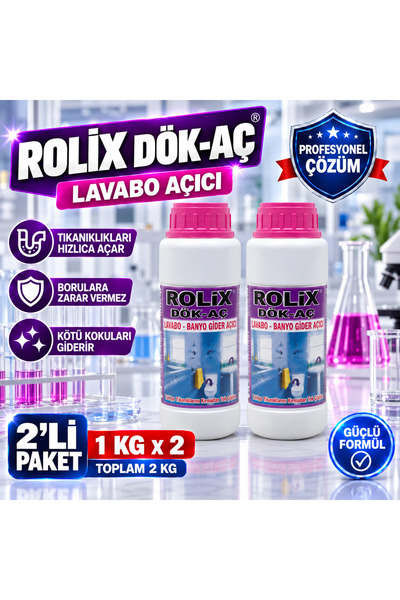 2'li Dök Aç Lavabo Açıcı 1 kg