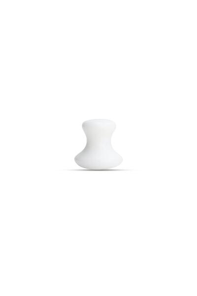 Zeynep Büyükbay White Natural Massage Stone (Mushroom Gua Sha)
