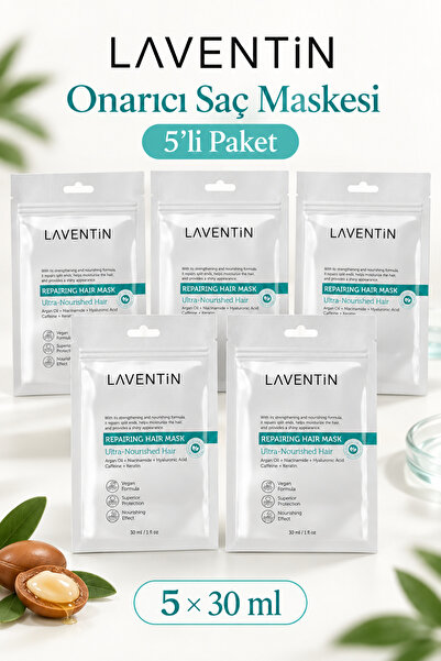 Laventin Onarıcı Saç Maskesi 5'li Paket 5 x 30 ml