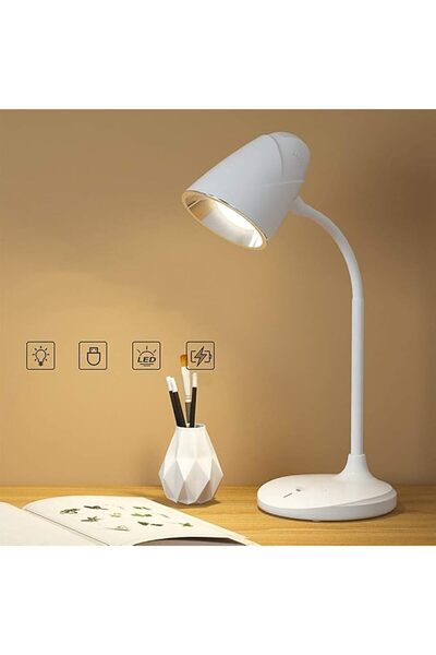 Generic مصباح قراءة LED قابل للطي بثلاثة أوضاع وثلاثة ألوان مع منفذ شحن USB و...