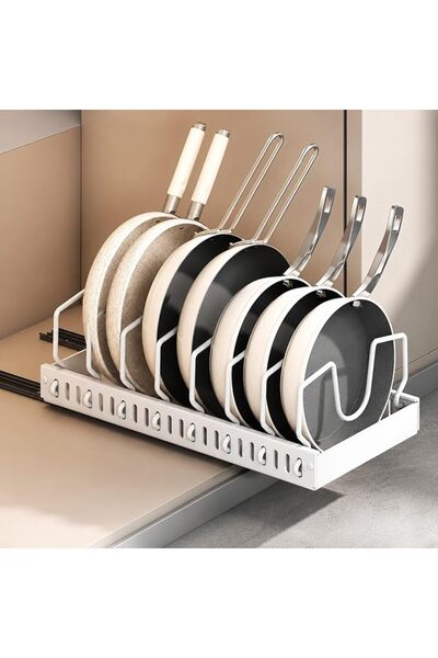 GENERAL Pots and Pans Organizer, Pull Out Pots and Pans Organizer, Sliding Po...