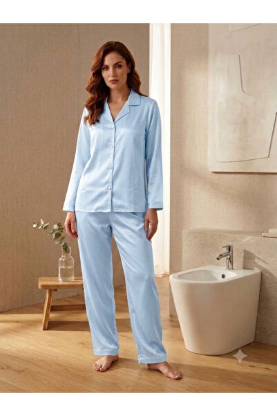 Saten pijama takımı