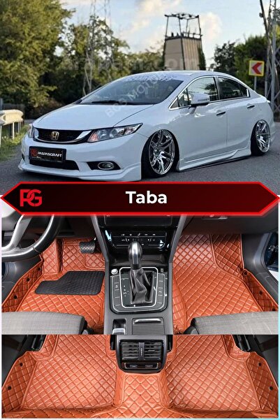 PASPASGRAFT Honda Civic FB7 2012-2016 Araca Özel 8D Deri Tam Kaplama Su Geçir...