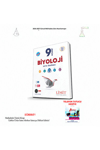 Limit Yayınları 2026-2027 9. Sınıf Biyoloji Etkinlikli Soru Bankası