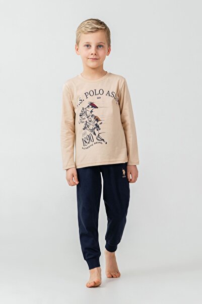 U.S. Polo Assn. طقم أولاد من 4-14 سنة مرخص من US Polo Assn - لاتيه