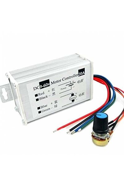 Robotnom DC Motor Hız Kontrol Devre Motor Sürücü 20Ampere 9-60V