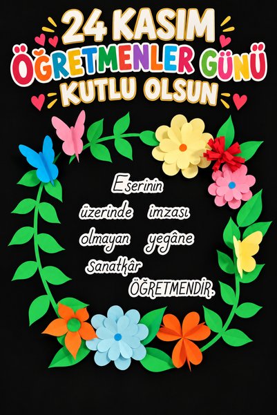 PROMISEBACKDROP2 250x200 cm Ek Dikişli, 24 Kasım Öğretmenler Günü Kutlu Olsun...