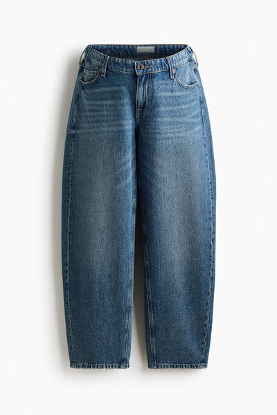 H&M MAMA Barrel Low Waist Jeans