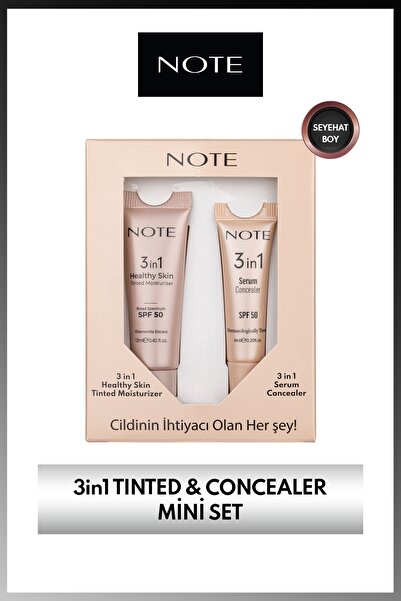 NOTE 3in1 Mini Set – Healthy Skin Tinted Moisturizer 10 + Serum Concealer 10