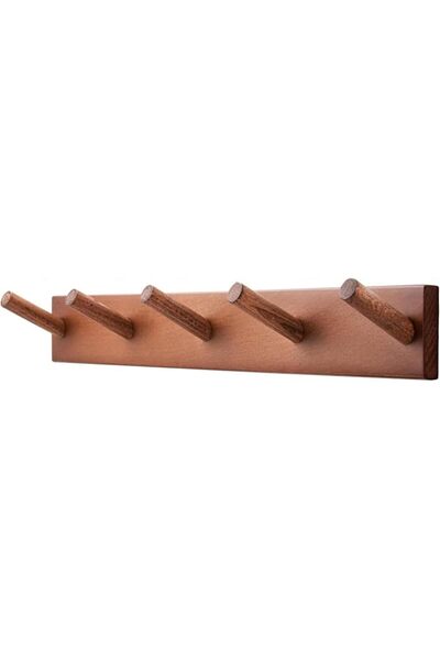 GENERAL JKJ&ZXZ Coat Rack Wall Mount, 17 Inch Coat Hooks for Hanging, Wooden ...