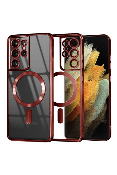 Techsuit Калъф за телефон за Samsung Galaxy S21 Ultra 5g, Луксозен кристален ...
